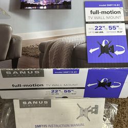 New Sanus tv wall mount swivel