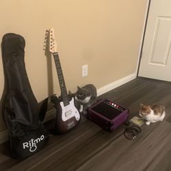 Electric guitar beginner set