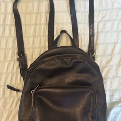 Black Mini Purse Backpack 
