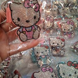 New Hello Kitty Bling Keychains - $3 Each