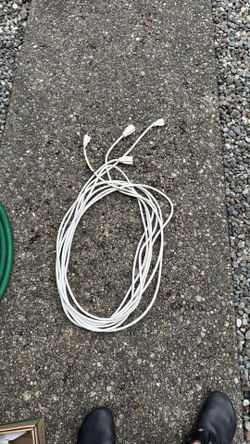Extension cable, outdoor use, 25ft x 2