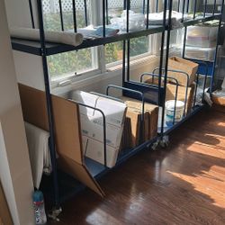 Steel Cardboard Box Rack
