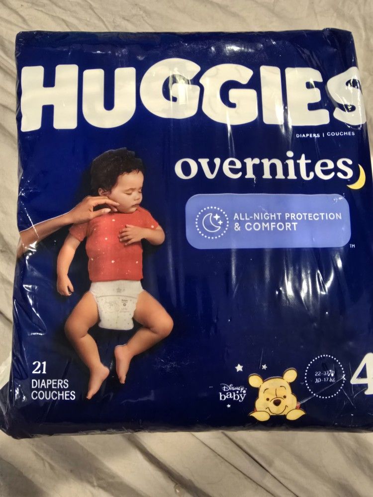 Huggies Overnites, Size 4, 21 Count