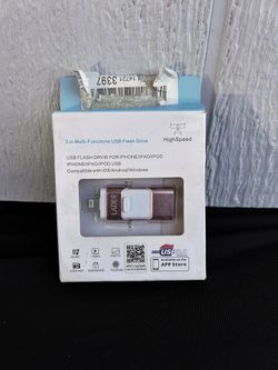 3 In 1 multi-function USB 3.0 flash drive for iPhone, iPad, Android, and Windows devices