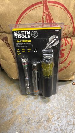 Klein tools 7-in-1 Impact Flip Socket with Handle, Hex Impact Socket Set