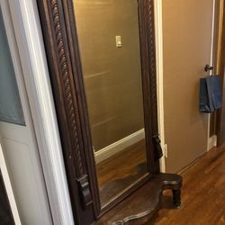 Antique Late 18th Century Hall Mirror 