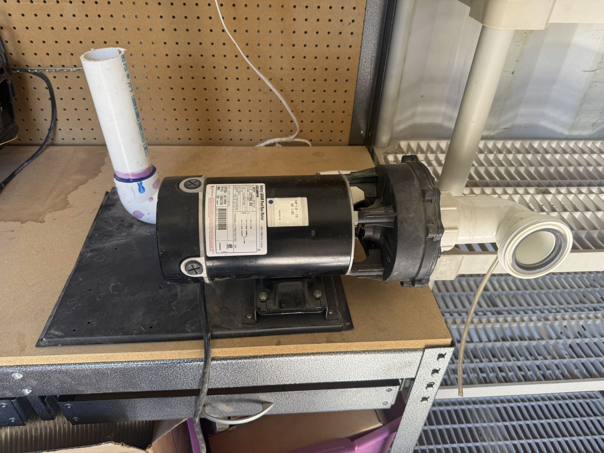 Pool Pump Motor- A.O. Smith 2-Speed 1.0 HP(Century B857)-Great Condition!