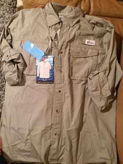 World Wide Sportsman khaki Inshore Extreme Shirt