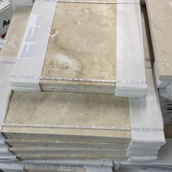 🏷️ SATORI Ivory Travertine Tile — 2 STYLES