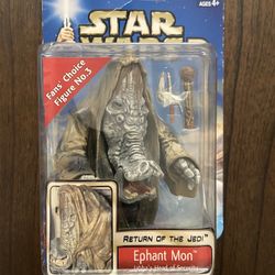 Star Wars Ephant Mon Action Figure 2002