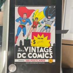 The Art Of Vintage DC Comics 100 Postcards 75th Anniversary Edition