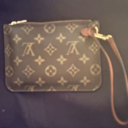 Louis Vuitton monogram pouchette Wristlet 