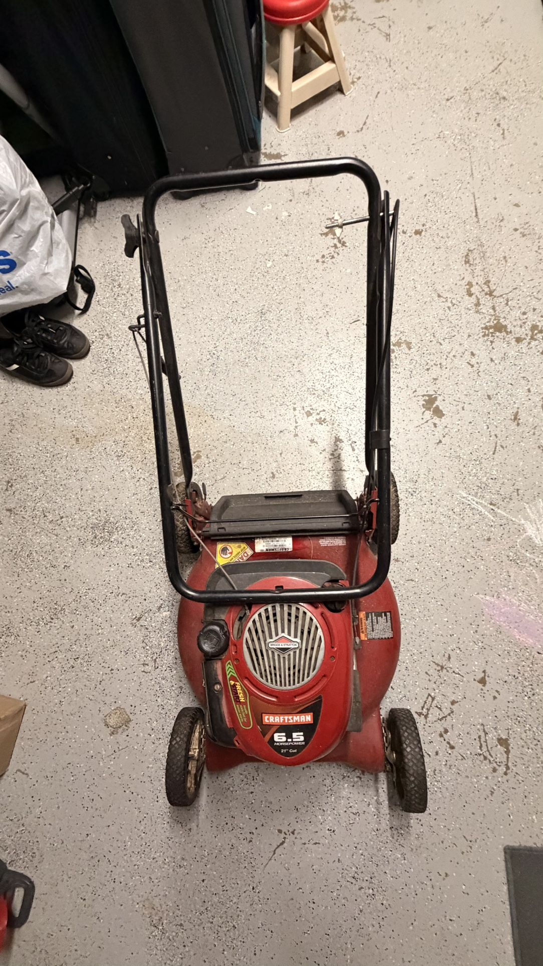 Craftsman 6.5HP Push Mower (21”) – Needs Tune-Up / Hasn’t Been Used In Awhile