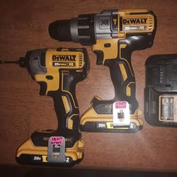 $180 No Lower The Wall XR 2 Tool Combo Kit With Batteries Charger And Tool Bag