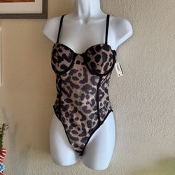 New Animal Print Body Suit