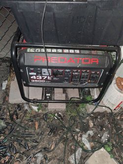 Brand new used for 4 days  predator generator