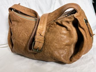 Super rare M27 Barcelona, leather hobo bag, vertical zippers vintage 