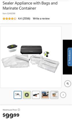FoodSaver Vacuum Sealer Appliance with Bags and Container