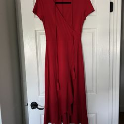 Ralph Lauren Red Dress Size Small