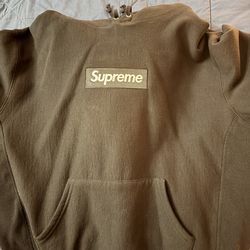 Supreme FW23 Black Box logo hoodie Medium