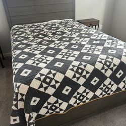 Full size Bed frame and/or Serta Perfect Sleeper Wynstone II mattress