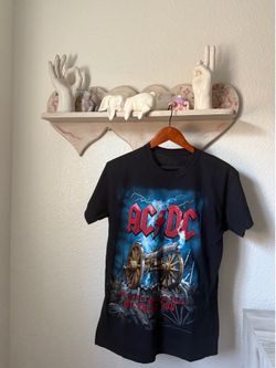 AC/DC "For Those About to Rock We Salute You" Black Graphic T-Shirt