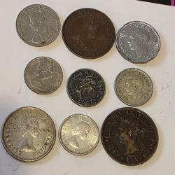 Canada old and silver (17 coins)