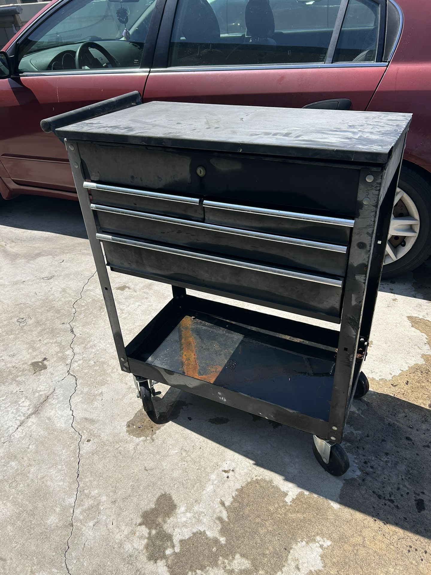 Tool Box On Wheels. 4 Drawers