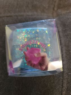 Squishy Glitter Ice Cube