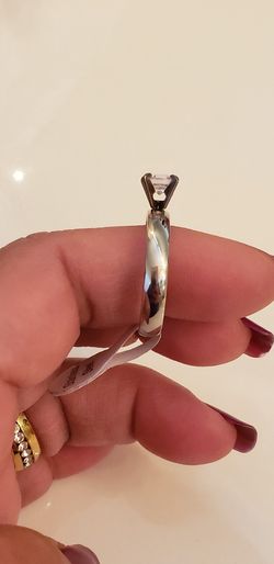 Stainless Steel Silver Engagement ring I have size 8,9,11