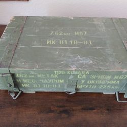 Wooden Ammo Box