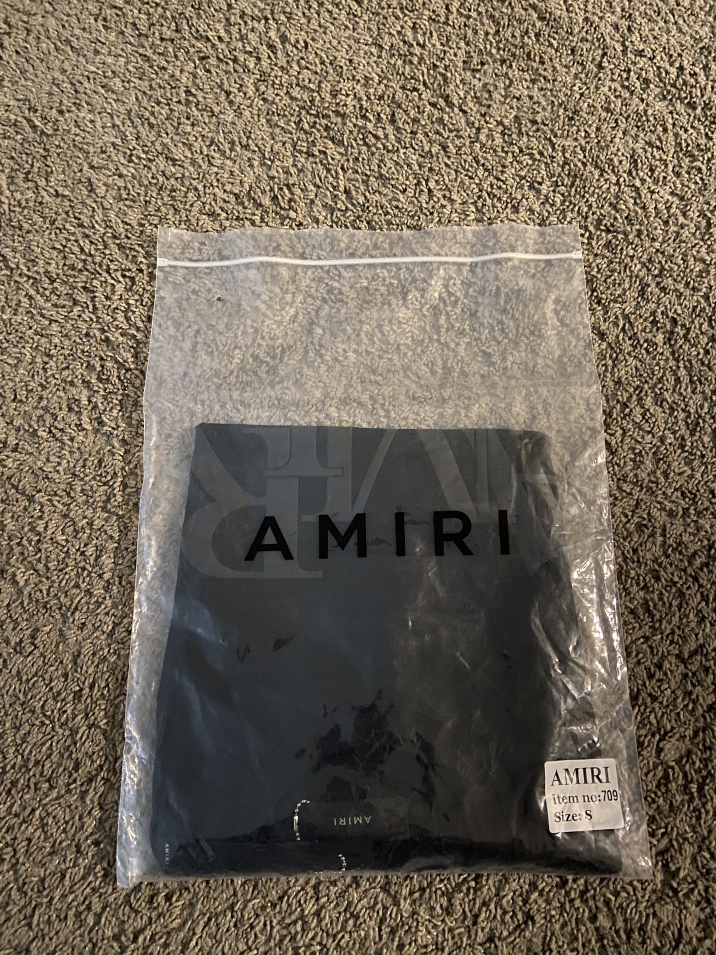 (Brand New) Amiri Staggered Logo Tee