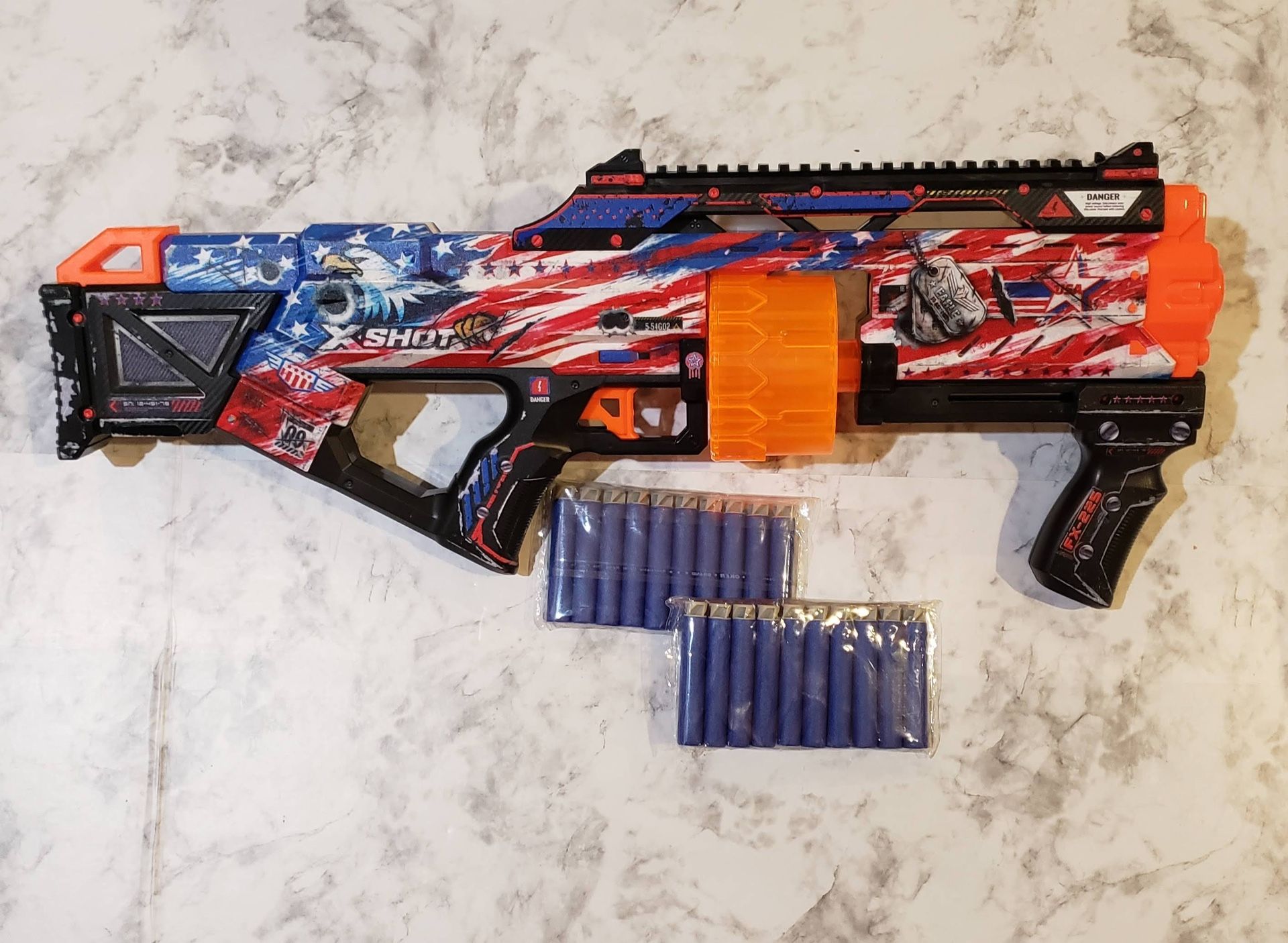 1 X Shot Skins last stand Dart Blaster 14 darts