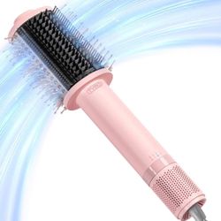 TYMO 4.0 Hair Blow Dryer Brush - Lightweight 3X Faster Drying 5-in-1 Ionic Blowout Hair, Pink