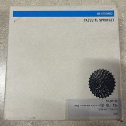 SHIMANO SLX CS-M7100 Cassette - 12-Speed, Silver/Black, Micro Spline 10-45T