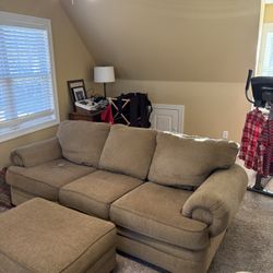 Free Oversized Couch and Loveseat 