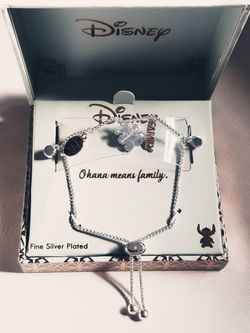 Disney bracelet (ohana means family)