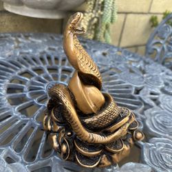Snake Chinese Zodiac Statue 