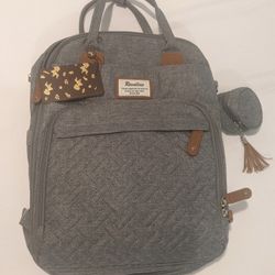 Grey Diaper Backpack 