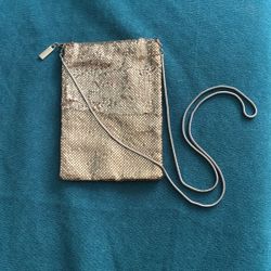 Gold Metal Mesh Mini Purse