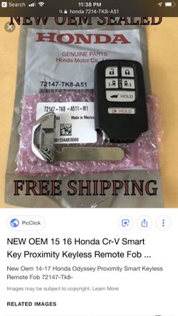 CRV smart key