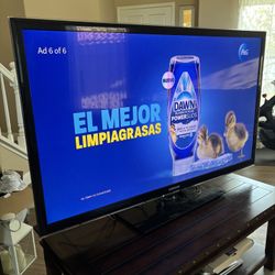 60” Smart Tv Samsung In Working Conditions 