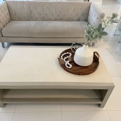 Love Seat, Sofa and Table 