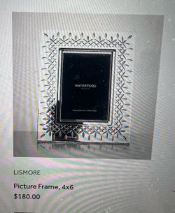 Waterford Crystal picture frame