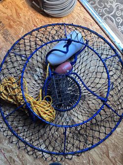 Promar Crab Trap with Rope, Float, and Bait Cage