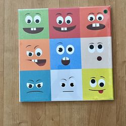 New Silly Face Canvas Print 12x12