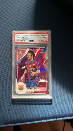 Leo Messi topps chrome