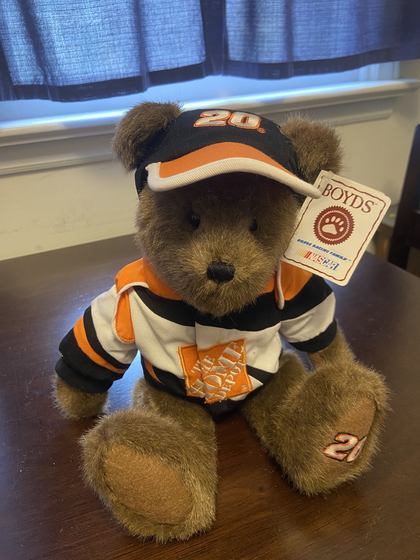 Nascar #20 Tony Stewart 14" Boyd's Bear Plush