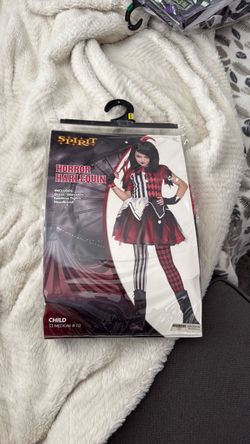 Horror Harlequin kids costume