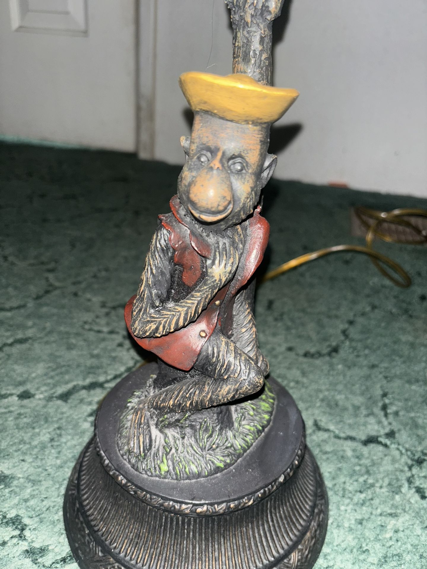 Rare Vintage Sailor Monkey Lamp